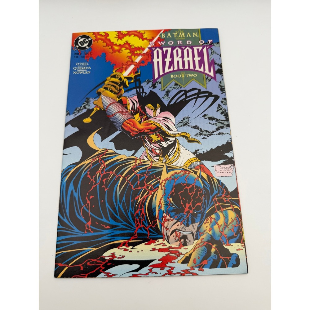 DC‎ Comics Batman Sword of Azrael Book 2 Nov 1992 Joe Quesada Denny O'Neil CB039
